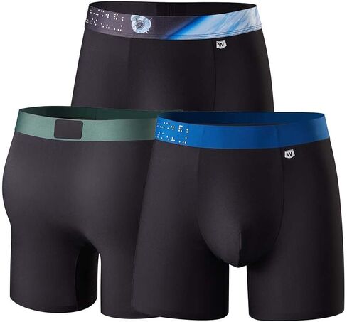 Mk1 Ultra Boxer Briefs for Men (3-Pack) - Breathable Men’s Underwear, Quick-Dry, Stretchy, 3D Pouch in Saudi Arabia