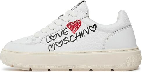 Love Moschino women sneakers white in Saudi Arabia
