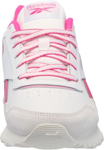 حذاء رياضي نسائي من Reebok Glide، أبيض/وردي ليزر/وردي ياسمين، 10.5 in Saudi Arabia