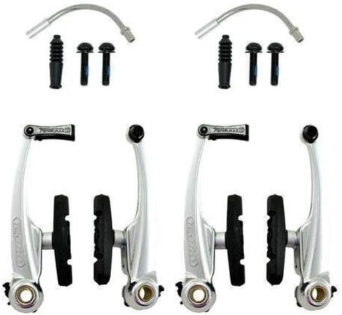 طقم فرامل سحب خطي TEKTRO 857AL بأذرع طويلة 110 مم، فضي، MH1814 in Kuwait