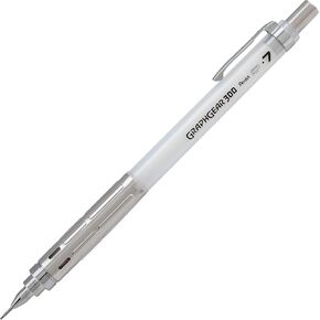 Pentel GraphGear 300 Mechanical Pencil, Box of 12 Pencils, black, 0.7mm