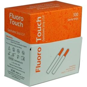 Ophthalmic Fluoro Touch Strips -Pack of 300 Strips