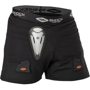 Loose Hockey Short w/BioFlex Cup Black L
