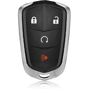 Replacement for 2019 2020 2021 Cadillac XT4 key Fob Remote Control HYQ2EB 4 Buttons 433MHz