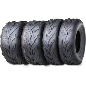 WANDA 22x7-10 & 22x10-10 Full Set Yamaha Timberwolf 250 Beartracker Sport ATV Tires
