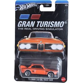Matchbox Hot Wheels '73 BMW 3.0 CSL Race Car, The Real Driving Simulator [Orange] 1/5