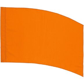 DSI Color Guard Practice Flag (PCS) - Curved Rectangle - Orange