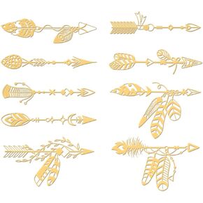 OLYCRAFT 9pcs 1.6x1.6 inch Golden Metal Stickers Vintage Border Stickers Self Adhesive Baroque Border Stickers Butterfly Rose Golden Epoxy Stickers for DIY Scrapbooks Epoxy Resin Decoration