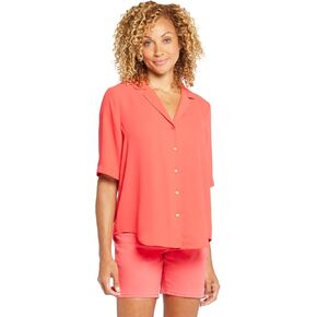 NYDJ Women's S/S Gabrielle Blouse