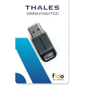 SafeNet eTokenFIDO, FIDO2 Certified Security Key, USB-A, for passwordless Phishing-Resistant authentication to Web apps and desktops