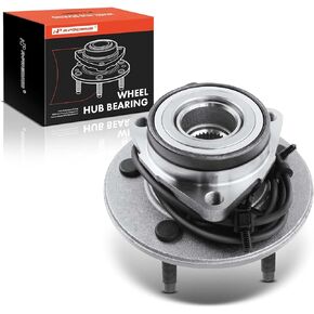 A-Premium Front Wheel Bearing and Hub Assembly with ABS & 5-Lug Compatible with Dodge Ram 1500 2000-2001, 4WD & 2-Wheel ABS Only