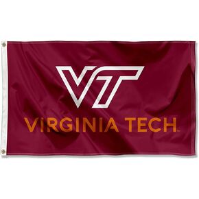 Virginia Tech Hokies Flying VT Flag