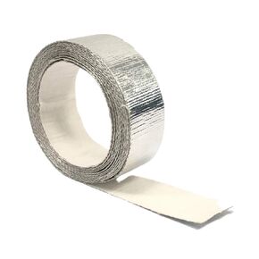 High Heat Resistant Tape - Extreme Temperature Aluminum Foil Z-Flex Tape - Pressure Sensitive Adhesive Ducting, Insulation, Reflective Heat Barrier Tape Roll (2" x 25')