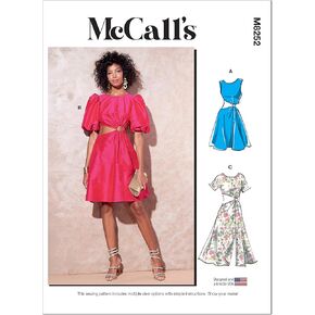 McCall's Misses Dress Sewing Pattern Kit, Multicolor