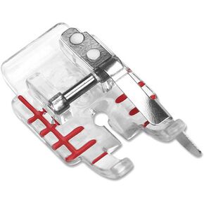 DREAMSTITCH Clear 1/4 inch Edge Join Presser Foot for All Low Shank Snap-On Brother,Babylock,Singer,Euro-Pro,Janome (New Home),Kenmore,White,Juki,Simplicity,Elna Sewing Machine