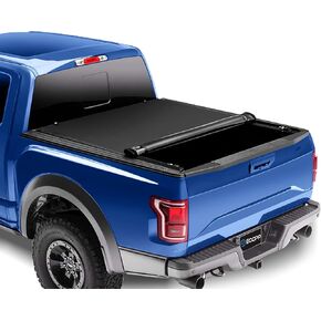 ECCPP Roll Up Truck Bed Tonneau Cover fit for Chevrolet Silverado 1500 2014-2018,for Chevrolet Silverado 2500 HD/3500 HD 2015-2018 | Fits 6.5FT Truck Bed | Low Profile Waterproof Tonneau Cover