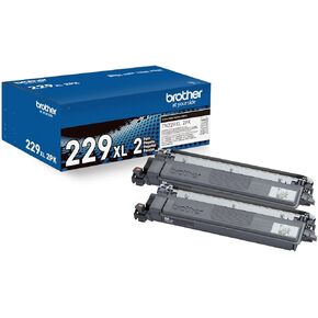 Brother Genuine TN229XL2PK Black High Yield Printer Toner Cartridge 2-Pack - print up to 3,000 pages each(1)