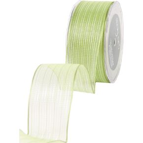 May Arts 5/8-Inch Wide Ribbon, Gold Chain Cord