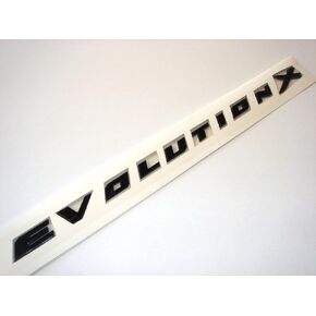 MITSUBISHI CHROME EVOLUTION X CHROME EMBLEM LANCE EVO10