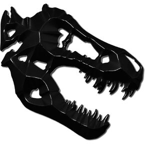Black T-Rex Metal Auto Emblem