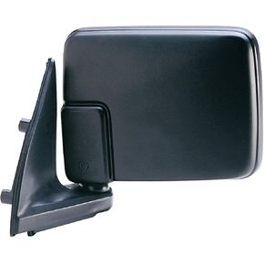 Fit System Driver Side Mirror for Dodge D50 Pick-Up, Mitsubishi Pick-Up, black, foldaway, Manual