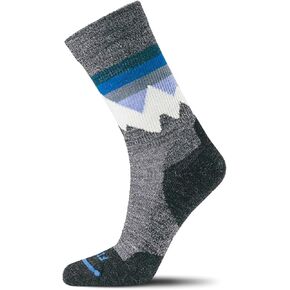FITS Mountain Top Light Hiker for Men and Women, Merino Wool Moisture-Wicking, Breathable, Odor Resistant, Cushioned