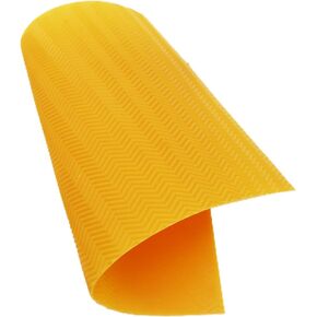 Resistant Sole Sheet Heel Repair Pad V-Shaped Rubber Sole Pad Yellow Shoes Bottom Repairing Material for Women Men Shoes