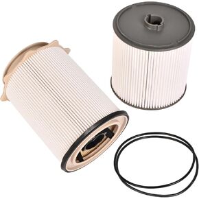Ram Fuel Filter 6.7L Cummins Fuel Filter Water Separator set for 2019 2020 2021 2022 2023Ram 2500 3500 4500 5500 Turbo Diesel Engines Replaces 68436631AA 68157291AA