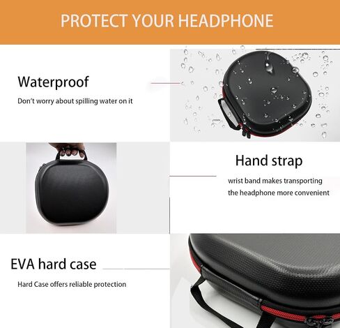 Travel Hard Case for Headphone Compatible with SteelSeries New Arctis Nova 7X / 7P，Multi-Platform Gaming & Mobile Headset Carrying Bag (Black) in Saudi Arabia