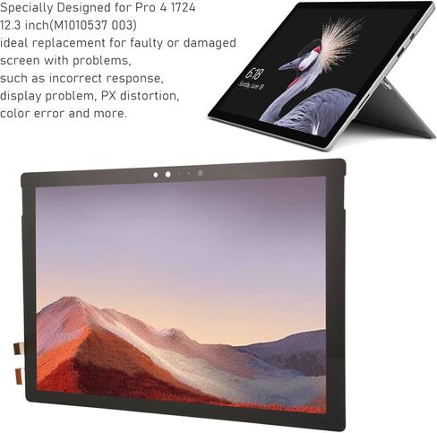 استبدال الكمبيوتر المحمول مقاس 12.3 بوصة لجهاز Pro 4، موديل 1724 رقم الشاشة M1010537 003، استبدال شاشة الصمام الثنائي الباعث للضوء العضوي عالي الدقة in Saudi Arabia