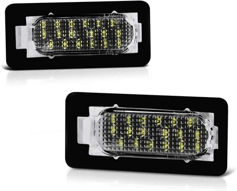 زوج بديل لمجموعة مصابيح لوحة الترخيص LED الكاملة من VIPMOTOZ لسيارة Toyota Corolla Sedan 2014-2019 - 6000K Diamond White، مجموعة مكونة من قطعتين in Kuwait