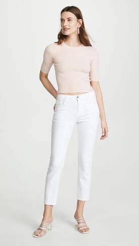L'AGENCE Women's Sada High Rise Crop Jeans in Saudi Arabia