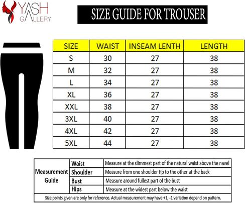 Yash Gallery Women's Denim Flared Solid Trousers in Saudi Arabia