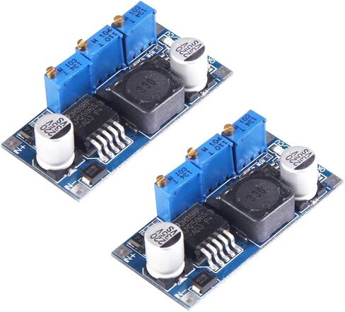 HiLetgo 2 قطعة LM2596 DC-DC قابل للتعديل تنحى وحدة الطاقة 7 فولت-35 فولت إلى 1.25 فولت-30 فولت 3A in Saudi Arabia