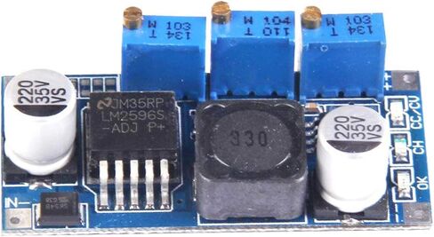 HiLetgo 2 قطعة LM2596 DC-DC قابل للتعديل تنحى وحدة الطاقة 7 فولت-35 فولت إلى 1.25 فولت-30 فولت 3A in Saudi Arabia
