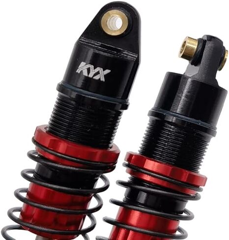KYX سباق الألومنيوم باستخدام الحاسب الآلي تشكيله الألومنيوم الجبهة الخلفية مجموعة الصدمات ترقيات كاملة أجزاء الملحقات ل 1/16 1/18 RC الزاحف سيارة LOSI Mini-B ناعم Mini-T عربات التي تجرها الدواب in Saudi Arabia