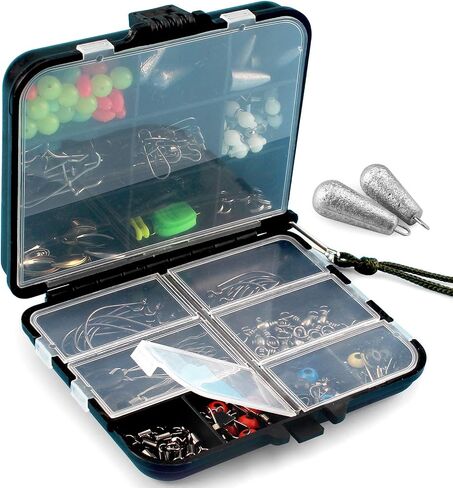 Fishing Terminal Tackle Accessories Hooks Weights Jig Heads O-Rings Rolling Swivels Fastlock Snaps Fishing Beads Space Beans Sinker Slides Ice Fish Gear for Saltwater Freshwater in Saudi Arabia