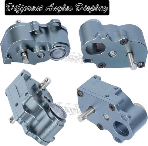 LCG Middle Transmission Gearbox Upgrades Part for 1/10 RC Crawler car Axia1 SCX10 SCX10 ii 90047 Wraith,Aluminum Center Transmission Gearbox Hops up,Orange in Saudi Arabia