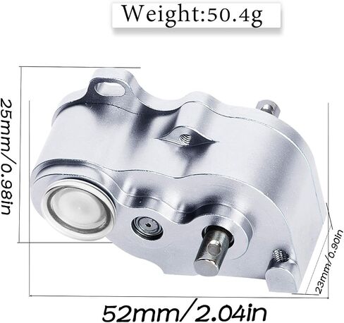 LCG Middle Transmission Gearbox Upgrades Part for 1/10 RC Crawler car Axia1 SCX10 SCX10 ii 90047 Wraith,Aluminum Center Transmission Gearbox Hops up,Orange in Saudi Arabia