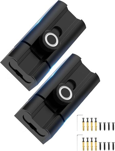 Barrel Bolt Latch, Slide Bolt Latch Lock, Heavy Duty Aluminum Alloy Sliding Locks for Door, Sliding Bolt Lock for Flush or Recessed Door, Window, Screen, Bathroom, Fence, Patio (Black(1pc), 3 Inch) in Saudi Arabia