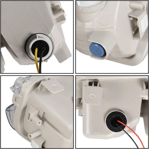 DRL Fog Lights Assembly Replacement for 2012-2014 Toyota Prius Clear Lens Left Side (Driver Side) in Kuwait