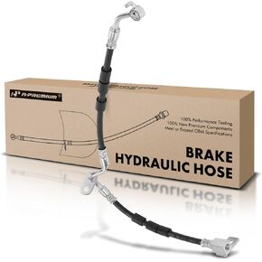 A-Premium Front Driver Brake Hydraulic Hose Compatible with Select Ford, Lincoln, Mazda and Mercury Models - Fusion 2006-2009, MKZ 2007-2009, Zephyr 2006, 6 2003-2008, Milan 2006-2009