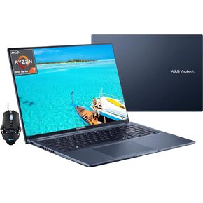 ASUS 2024 Newest Vivobook Laptop, 16" HD Display, AMD Ryzen 7 5800HS Processor(Beat i7-1195G7), 24GB RAM, 1TB SSD, AMD Radeon Graphics, WiFi 6, Chiclet Keyboard, Thin and Light, Windows 11 Home