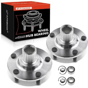 A-Premium 2 x Front Wheel Hub Assembly with 5-Lug Compatible with Ford Transit Connect 2010 2011 2012 2013