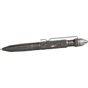 UZI Tactical Pen with CuffKey in The Cap, Refillable Ultra Durable Aircraft Aluminum (UZI-TACPEN6-GM) Ballpoint Pen Writing Tactical Pen Survivor Pen (Gun Metal), Christmas Gift