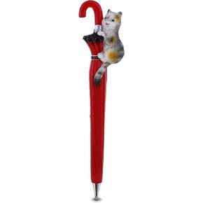 Cat Novelty Pen - Fun Unique Kids and Adults Office Supplies, Colorful Cats Ballpoint Writing Pen Instrument for School and Office - Cat On Mailbox