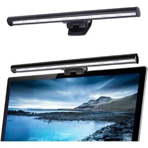 Laptop Monitor Light Bar, USB E-Reading LED Task Lamp with 3 Color Modes x 10 Brightness, No Screen Glare, Space Saving, Eye Health Care Lamp, Screen Light Bar for Home Office