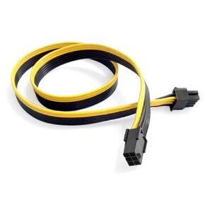 PCIe 6-Pin Female to 8-Pin Male PCIe Express Adapter Power Converter Cable for Video Card 20 inches