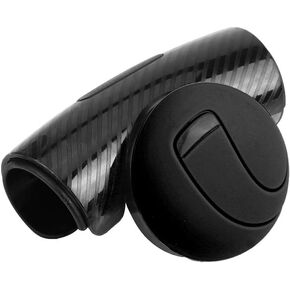 Qiilu Steering Wheel Knob Spinner, Universal Car Steering Wheel Knob Spinner Power Handle Ball Wheel Booster Black Suicide Power Handle Accessory