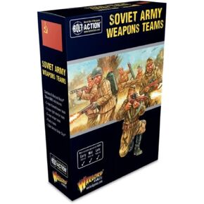 Warlord Games Bolt Action WWII Soviet Army Weapons Teams Figures 1:56 Military Table Top Wargaming Plastic Model Kit 402214010